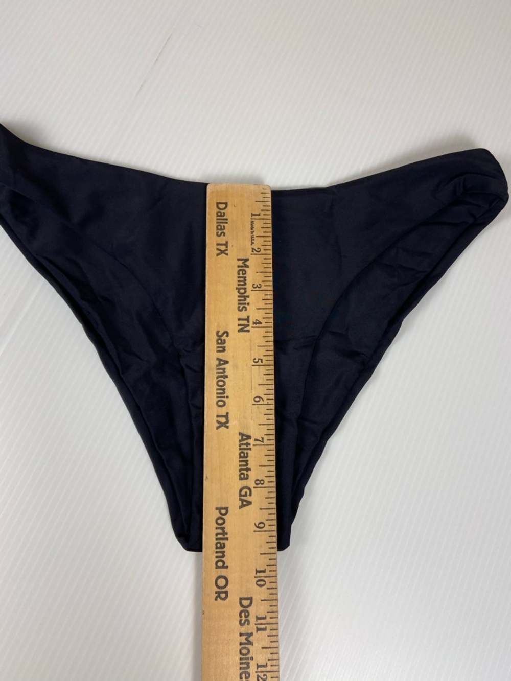 ZAFUL Black Bikini Set Medium Triangle Top High Cut Bottom NWT - Picture 13 of 14
